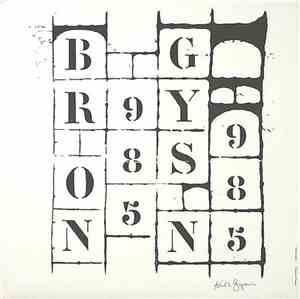 Brion Gysin - Poems Of Poems
