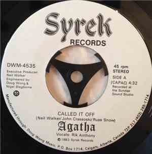 Agatha  - Called It Off / Meet You On The Other Side