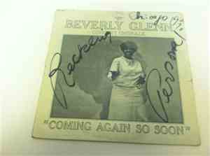 Beverly Glenn, Concert Chorale - Coming Again So Soon