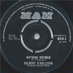 Gilbert O'Sullivan - Nothing Rhymed