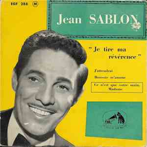 Jean Sablon - Je Tire Ma Révérence