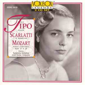 Maria Tipo, Mozart, Scarlatti - Maria Tipo Plays Mozart & Scarlatti