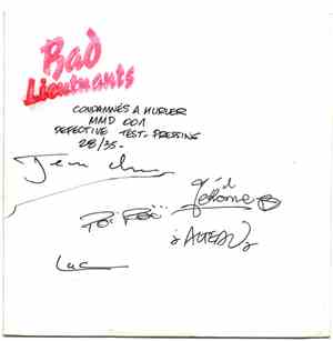 Bad Lieutnants - Condamnés À Hurler