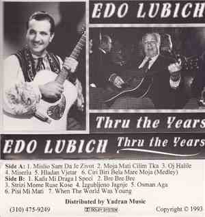 Edo Lubich - Thru The Years