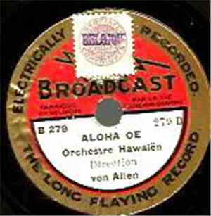 Orchestre Hawaïen - Aloha OE / Dreamy Honolulu moon