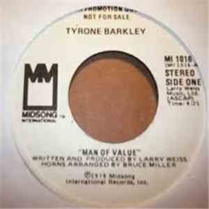Tyrone Barkley - Man Of Value