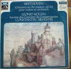 Beethoven, Leonid Kogan, Société Des Concerts Du Conservatoire, Constantin  ...