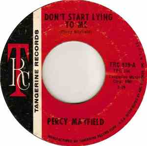 Percy Mayfield - Don't Start Lying To Me