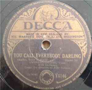 Andrews Sisters - You Call Everybody Darling / Underneath The Arches