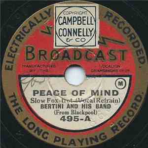 Bertini And His Band - Peace Of Mind
