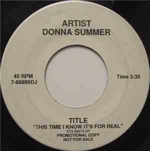 Donna Summer - This Time I Know It's For Real