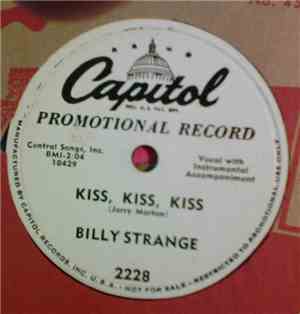 Billy Strange - Kiss, Kiss, Kiss / Crazy Guilt Rag