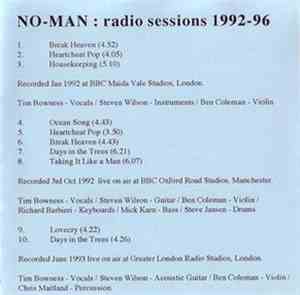 No-Man - Radio Sessions 1992-96