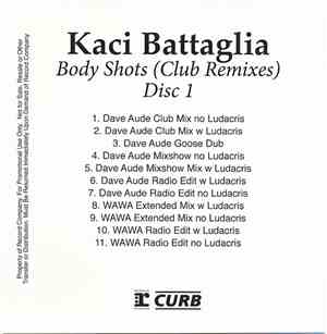 Kaci Battaglia - Body Shots (Club Remixes)