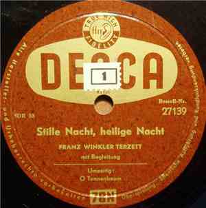 Franz Winkler Terzett - Stille Nacht, Heilige Nacht / O Tannenbaum