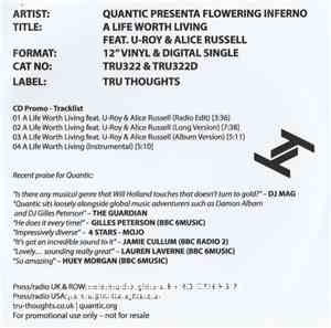 Quantic Presenta Flowering Inferno Feat U-Roy & Alice Russell - A Life Wort ...