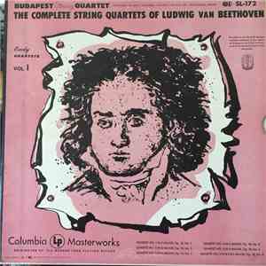 Budapest String Quartet, Ludwig Von Beethoven - The Complete String Quartet ...