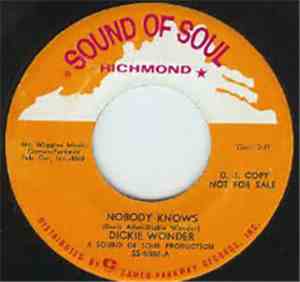 Dickie Wonder - Nobody Knows / Story Of My Love