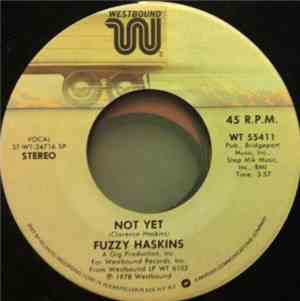Fuzzy Haskins - Not Yet / I Think I Got My Thang Together
