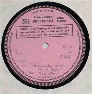 Tchaikovsky, The Paris Conservatoire Orchestra, Sir Adrian Boult - Suite No ...