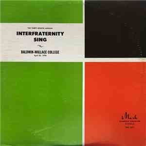 Various - The Thirty-Eighth Annual Interfraternity Sing Interfraternity Sin ...