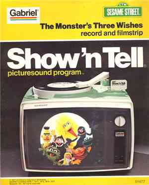 Sesame Street - Show'N Tell Picturesound Program: The Monster's Three Wishes
