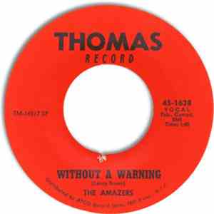 The Amazers - It's You For Me / Without A Warning