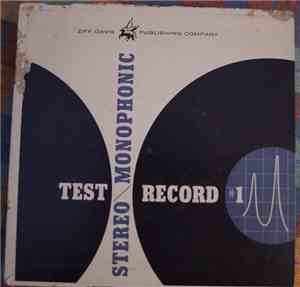 No Artist - Stereo-Monophonic Test Record #1