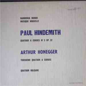 Paul Hindemith, Arthur Honegger - Harmonia Mundi Musique Nouvelle