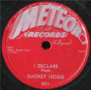 Smokey Hogg - I Declare / Dark Clouds