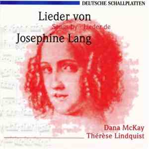 Josephine Lang  - Lieder