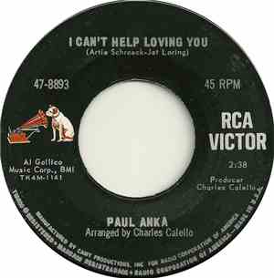 Paul Anka - I Can't Help Loving You