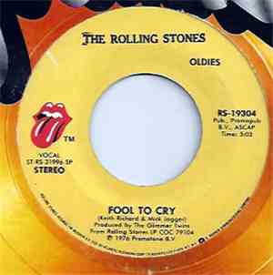 The Rolling Stones - Fool To Cry / Hot Stuff