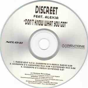Discreet Feat. Alexia - Don't Know What You Got