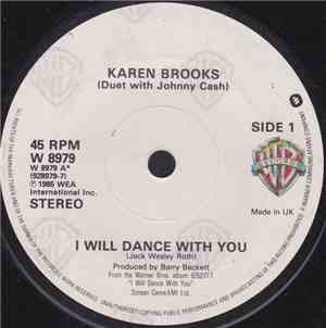 Karen Brooks Duet With Johnny Cash - I Will Dance With You