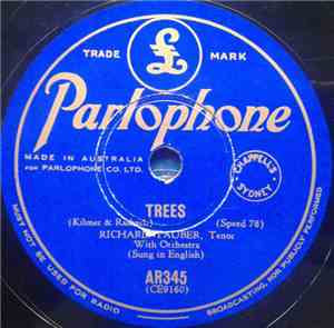 Richard Tauber - Trees / Sylvia