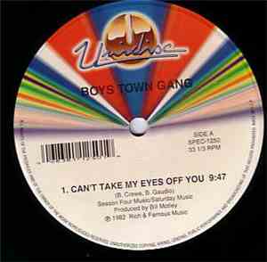 Boys Town Gang - Can't Take My Eyes Off You / I Just Can't Help Believing