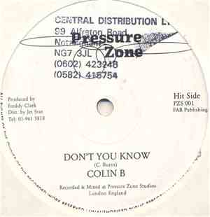 Colin B  - Don't You Know