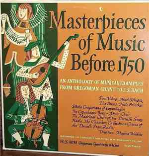 Danish Soloists And Ensembles - Masterpieces Of Music Before 1750 An Anthol ...