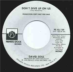 David Soul - Don't Give Up On Us