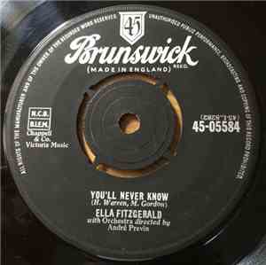 Ella Fitzgerald - You'll Never Know / But Not Like Mine