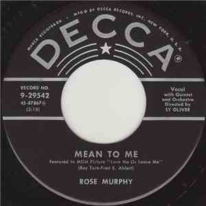 Rose Murphy - Mean To Me / Lindy Lou