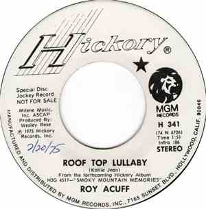 Roy Acuff - Roof Top Lullaby / Fireball Mail