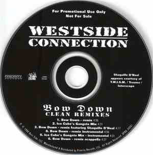 Westside Connection - Bow Down (Clean Remixes)