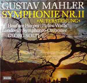 Mahler / London Symphony, Georg Solti, Heather Harper, Helen Watts - Sympho ...