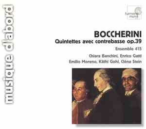Boccherini, Ensemble 415 - Quintettes Avec Contrebasse Op.39