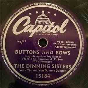 The Dinning Sisters - Buttons And Bows / San Antonio Rose