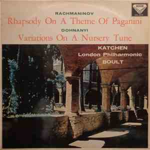 Rachmaninov, Dohnanyi - Katchen, London Philharmonic, Boult - Rhapsody On A ...