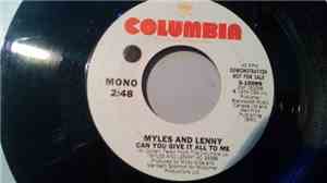 myles and lenny - Can You Give It All To Me / Can You Give It All To Me