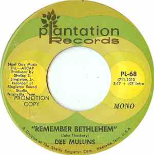 Dee Mullins - Remember Bethlehem